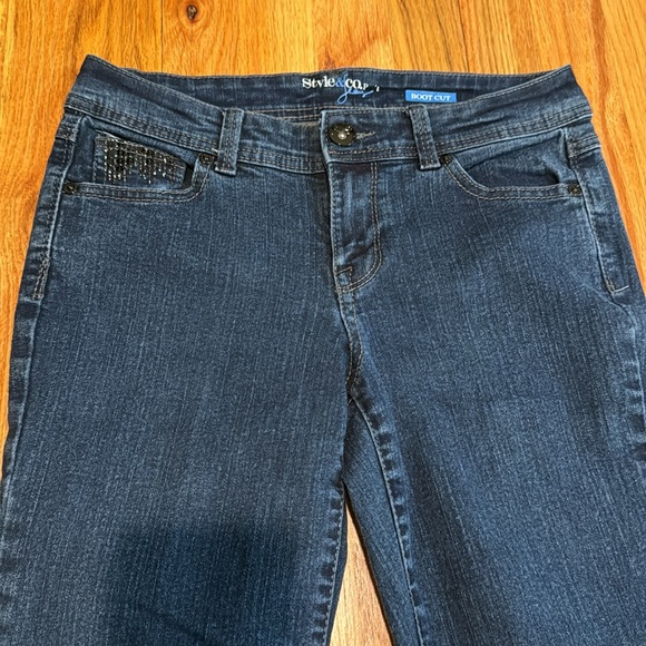 Style & Co. jeans bootcut size 4P - Picture 2 of 7
